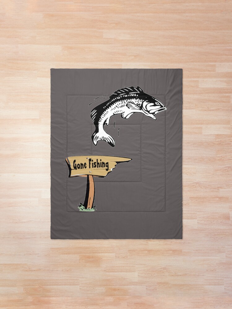 Alternate view of Gone Fishing Comforter