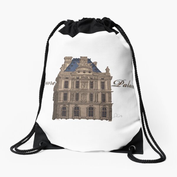 Le Palais du Louvre Sac à cordon