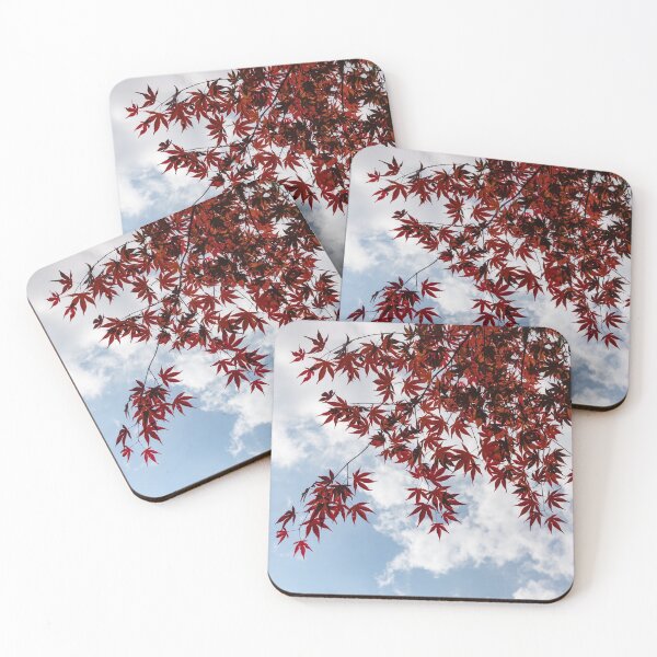 Item preview, Japanese Maple Red Lace - Horizontal View Downwards Left designed and sold by Georgia Mizuleva.