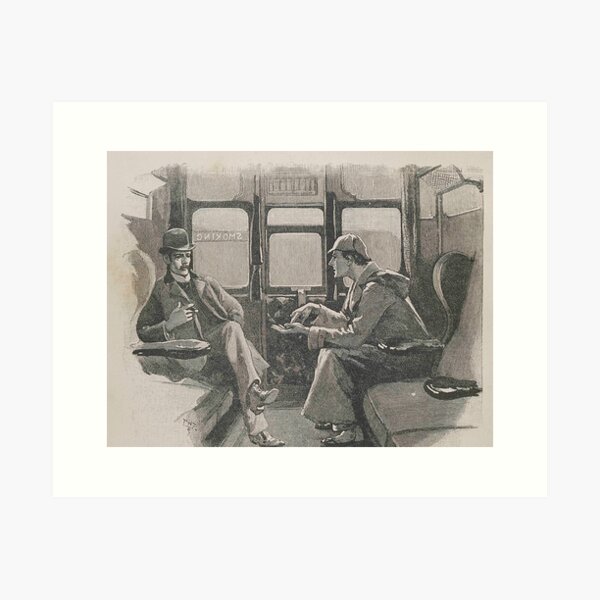 Item preview, Sherlock Holmes Illustration designed and sold by jimbuf.