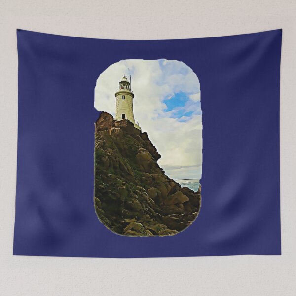 Item preview, Corbiere lighthouse perched on the Jersey coast designed and sold by DAscroft.