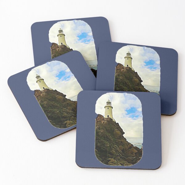Item preview, Corbiere lighthouse perched on the Jersey coast designed and sold by DAscroft.