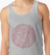 Red Biking Pedals Tank Top