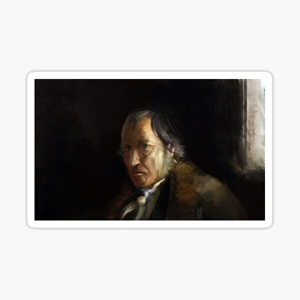 G W F Hegel Sticker