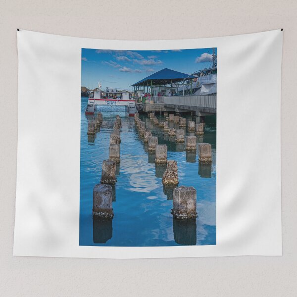 Item preview, Old Pilings into Barbuda Express designed and sold by dbvirago.