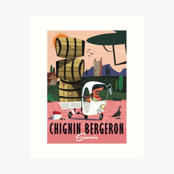 Item preview, Chignin Bergeron poster designed and sold by GAGodel.