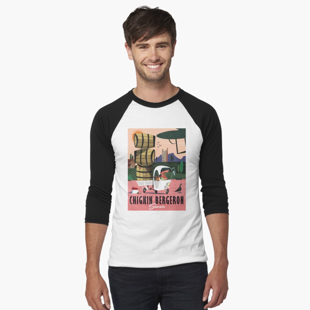 Item preview, Baseball ¾ Sleeve T-Shirt designed and sold by GAGodel.