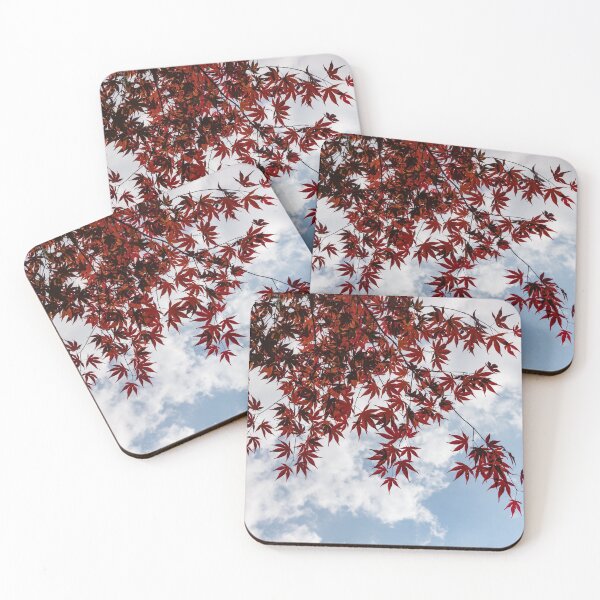 Item preview, Japanese Maple Red Lace - Horizontal View Downwards Right designed and sold by Georgia Mizuleva.