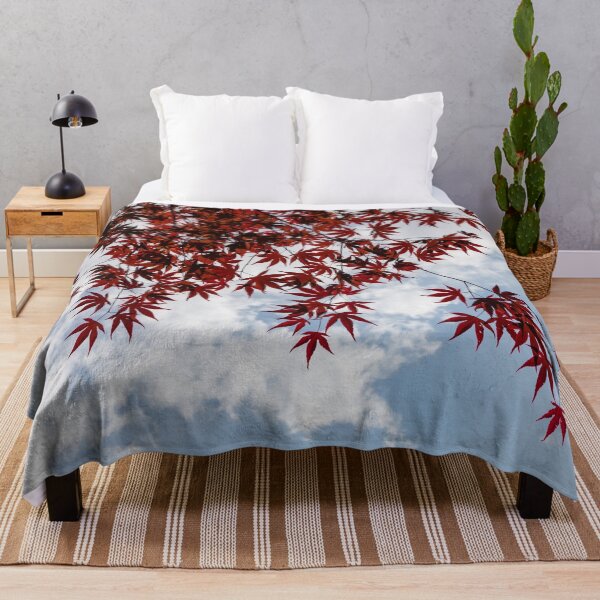 Item preview, Japanese Maple Red Lace - Horizontal View Downwards Right designed and sold by Georgia Mizuleva.