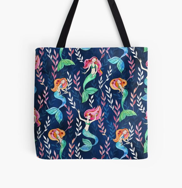 Item preview, Merry Mermaids in Watercolor  designed and sold by micklyn.