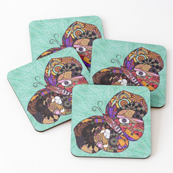 Item preview, ♥ Patchwork Butterfly  Sticker designed and sold by HighwayForSouls.