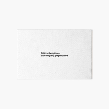 Dermot Kennedy - All My Friends (lyrics) 3 Art Board Print for Sale by  charlie-mln