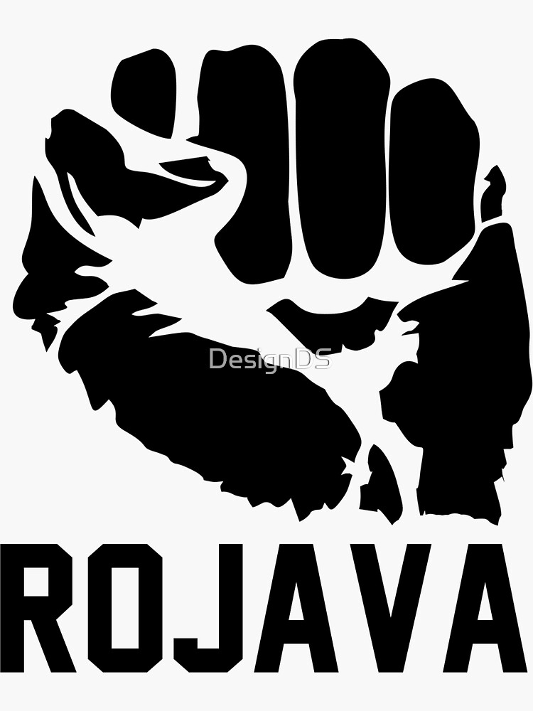 "Rojava" Sticker for Sale by DesignDS | Redbubble