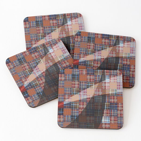 Item preview, Multi Plaid Tartan Tile Black and White Slice designed and sold by jocelynsart.