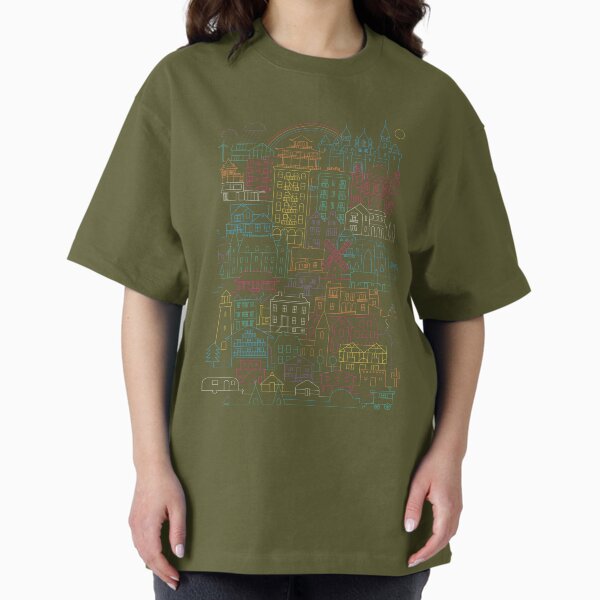 T-shirt Threadless Imprimé 'A Tall Tale' - Vert Forêt - Taille XXL - Neuf Sans étiquette - Rare