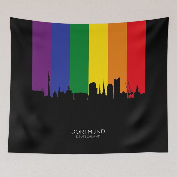 Item preview, Dortmund Germany Skyline designed and sold by ArtPrints.