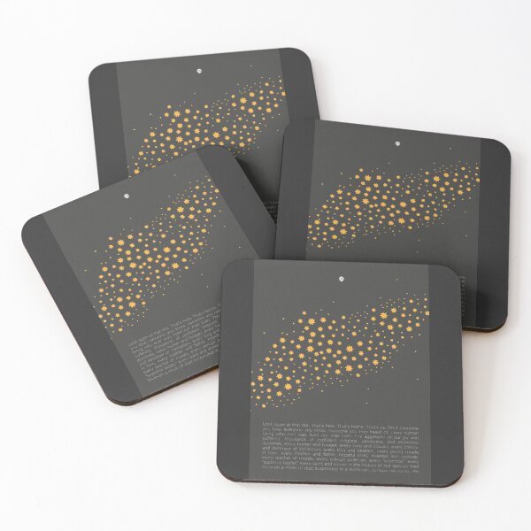 Item preview, Pale Blue Dot Graphite with Yellow Stars designed and sold by N B.