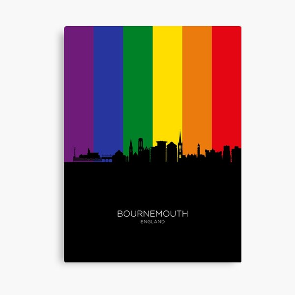 Item preview, Bournemouth England Skyline designed and sold by ArtPrints.