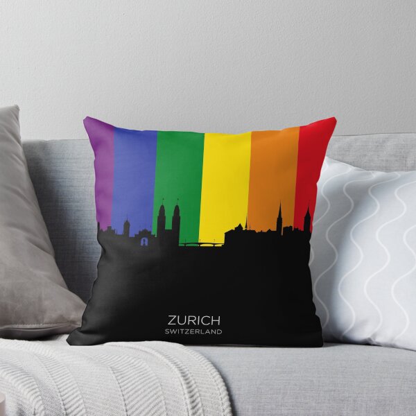 Item preview, Zurich Switzerland Skyline designed and sold by ArtPrints.