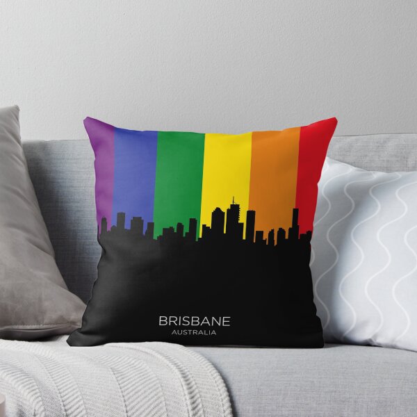 Item preview, Brisbane Australia Skyline designed and sold by ArtPrints.