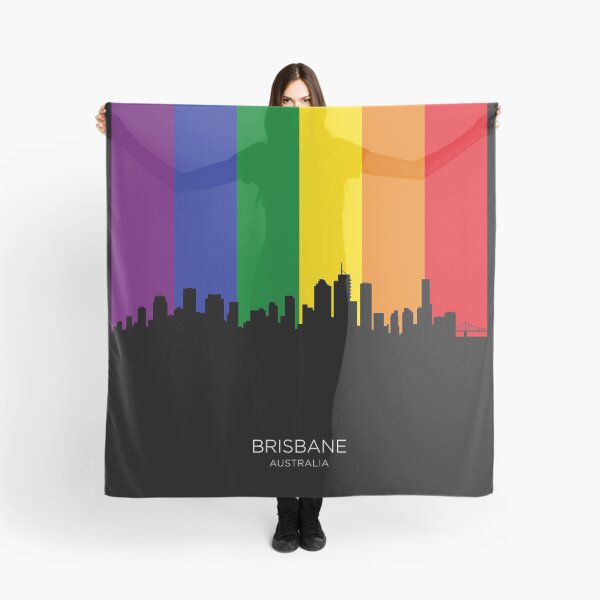 Item preview, Brisbane Australia Skyline designed and sold by ArtPrints.