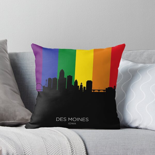 Item preview, Des Moines Iowa Skyline designed and sold by ArtPrints.