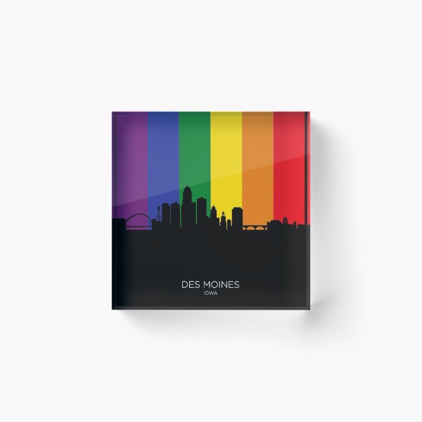 Item preview, Des Moines Iowa Skyline designed and sold by ArtPrints.