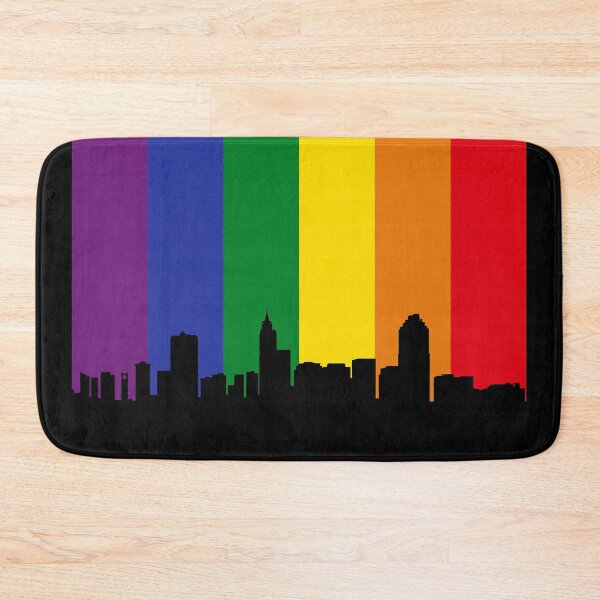 Item preview, Raleigh North Carolina Skyline designed and sold by ArtPrints.