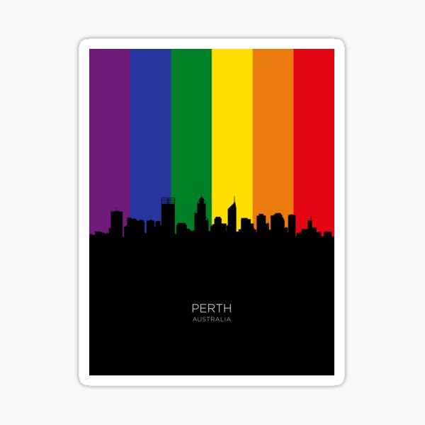 Item preview, Perth Australia Skyline designed and sold by ArtPrints.