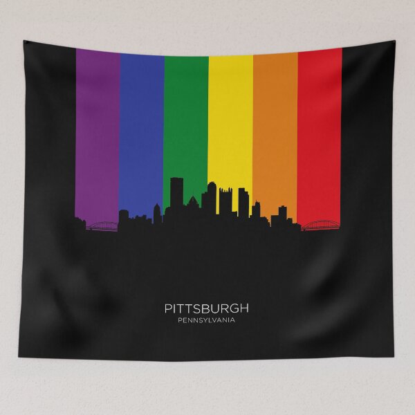 Artikelvorschau, Pittsburgh Pennsylvania Skyline entworfen und verkauft von ArtPrints.