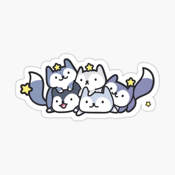 Wolfmuse Wolfpile Sticker