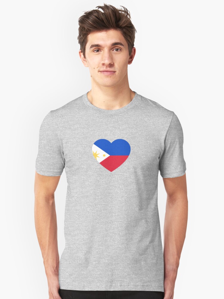 Alternate view of Filipino Heart Slim Fit T-Shirt