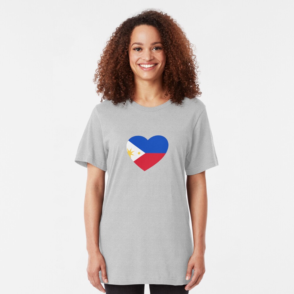 Filipino Heart Slim Fit T-Shirt