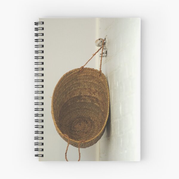 Item preview, basket on a white brick wall designed and sold by Clare Colins.