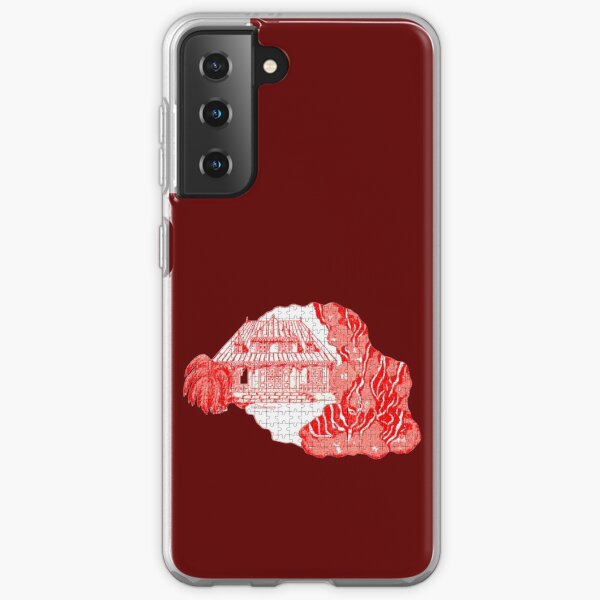 Reunion Island, puzzle style, France. Samsung Galaxy Soft Case