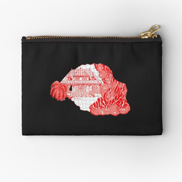 Reunion Island, puzzle style, France. Zipper Pouch