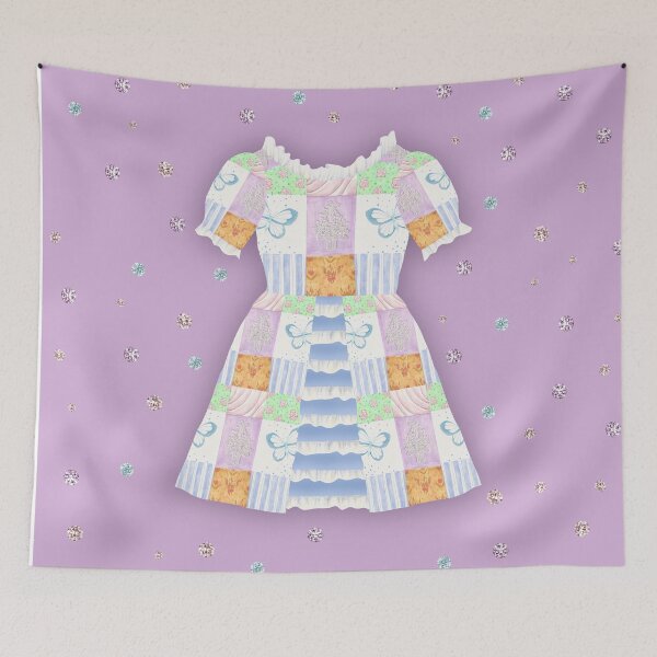 Item preview, nine patch birthday dress designed and sold by lipstickairline.