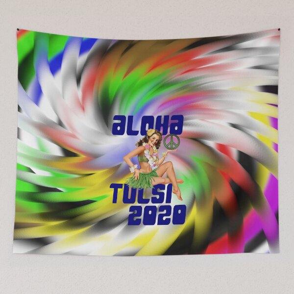 Item preview, Aloha Tulsi Gabbard in 2020 Tye Dye designed and sold by CharJens.