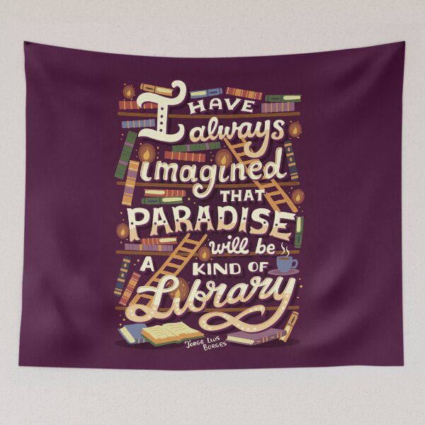 Item preview, Library is Paradise designed and sold by Risa Rodil.