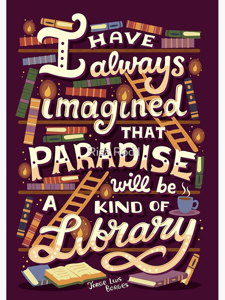 Library is Paradise by risarodil