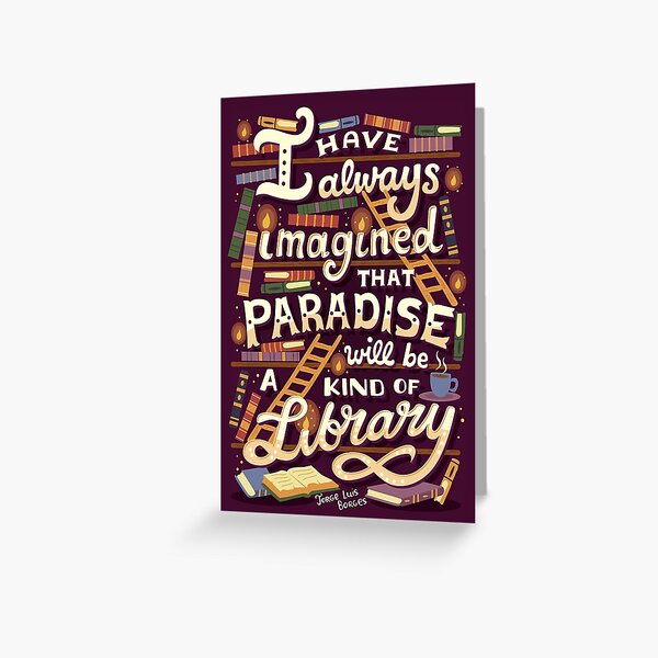 Item preview, Library is Paradise designed and sold by Risa Rodil.