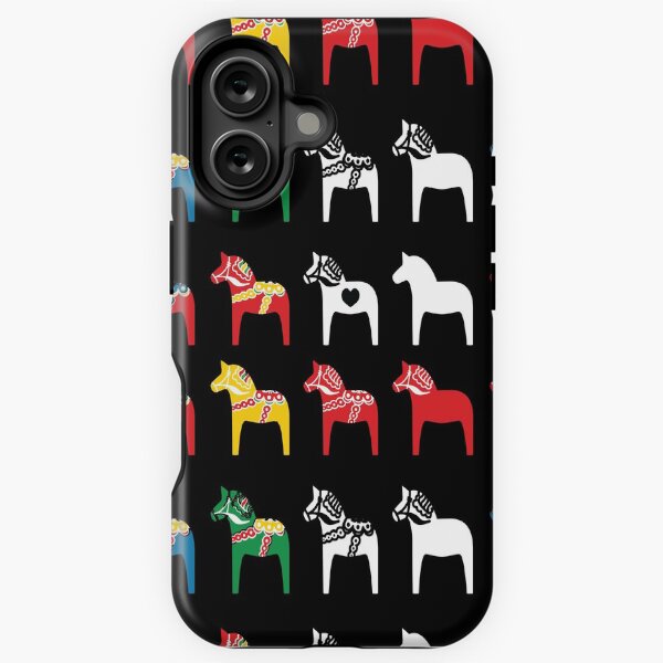Item preview, Dala Horses Dalarna Sweden Horse Dalecarlian Swedish Colorful designed and sold by funnytshirtemp.