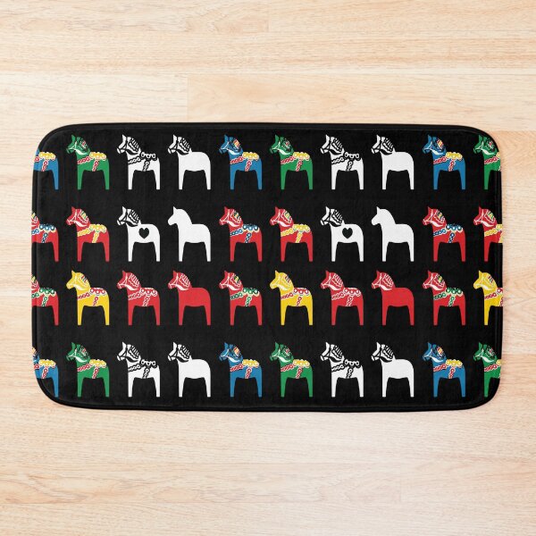 Item preview, Dala Horses Dalarna Sweden Horse Dalecarlian Swedish Colorful designed and sold by funnytshirtemp.