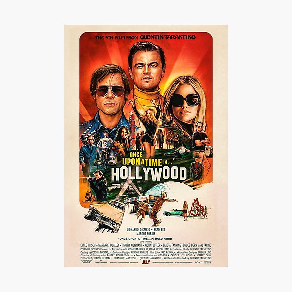 Once upon a time... in HOLLYWOOD Photographic Print