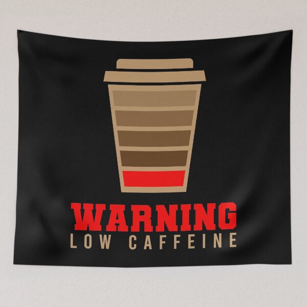 Item preview, Warning Low Caffeine designed and sold by tonstan.