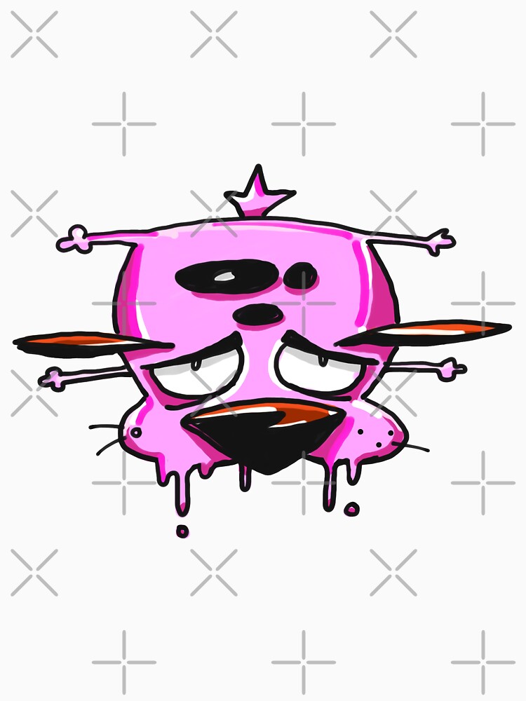 Courage the Cowardly Dog™ Splattered by sketchNkustom