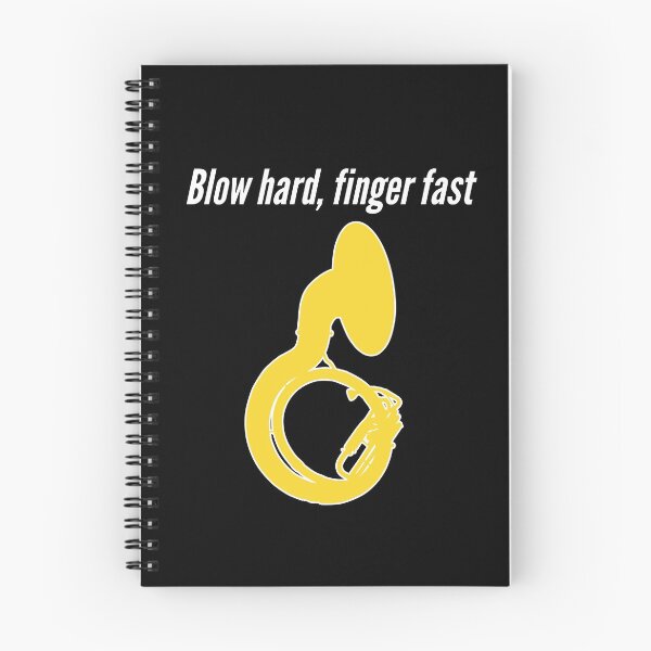 Item preview, Sousaphone - BLOW HARD, FINGER FAST - Funny Sousaphone Gift, marching band, brass band designed and sold by HEJAshirts.