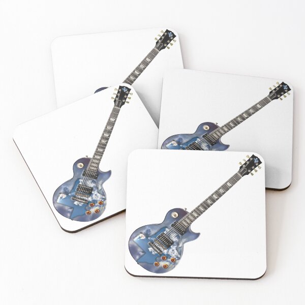 Item preview, Texas Shape Clouds Guitar at 45 Degree Angle designed and sold by Warren Paul Harris.