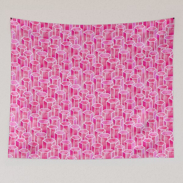 Item preview, Magenta Hexagonal designed and sold by The Wellington Boot.
