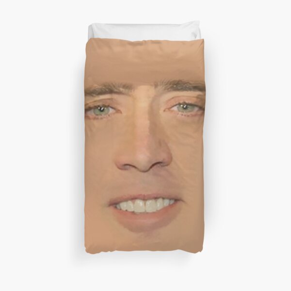 Nicolas cage Giant Face Duvet Cover